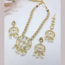 JCM Gold Plated Pota Stone Necklace Set