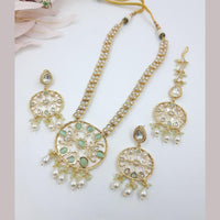 JCM Gold Plated Pota Stone Necklace Set