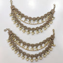 JCM Gold Plated Traditional Pearl and Crystal Kanchain
