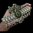 JCM Traditional Gold Plated Kundan & Beads Festive Jewelry Collection Choker Neckalce Set