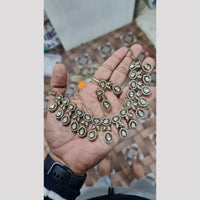 JCM Silver Plated American Diamonds Necklace Set