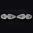 JCM Silver Plated Radiant American Diamond Perfect for Weddings & Parties Bracelets