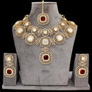 JCM Gold Plated Kundan Necklace Set