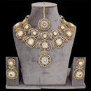 JCM Gold Plated Kundan Necklace Set