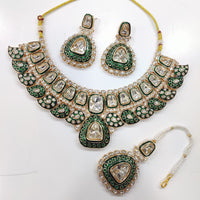 JCM Gold Plated Kundan Necklace Set