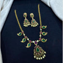 JCM Designer Pota Stones and Pearls Graceful Ethnic Necklace Set 