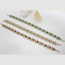 JCM Stylish Crystal Stones and Pearls Sheeshphool 