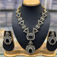 JCM Kundan Stone Necklace Set