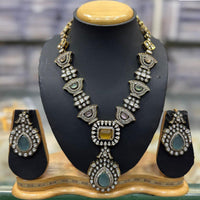 JCM Kundan Stone Necklace Set