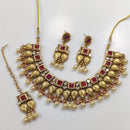 JCM Kundan And Pearl Necklace Set