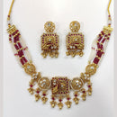 JCM Kundan And Pearl Necklace Set