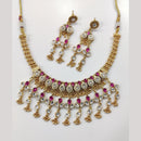 JCM Kundan Stone Necklace Set