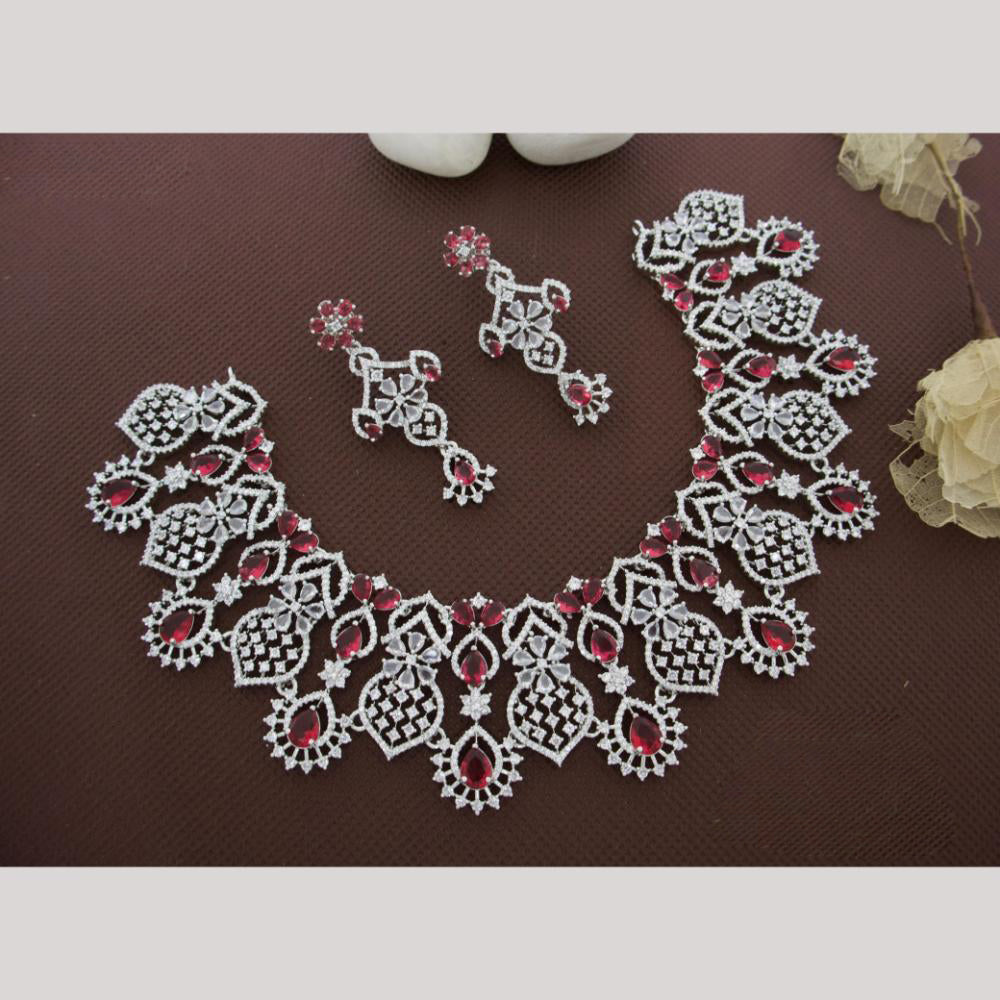 JCM American Diamonds Necklace Set