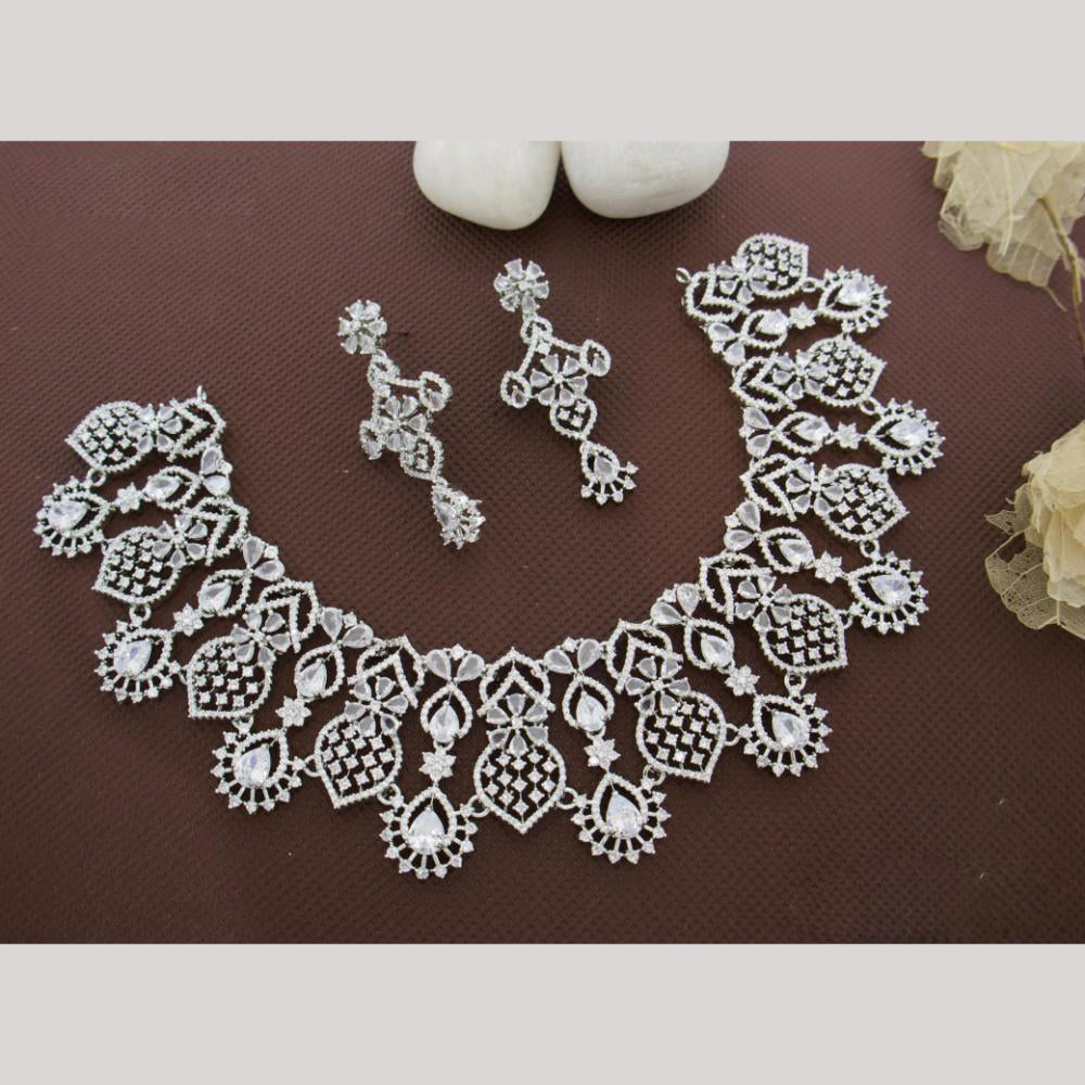 JCM American Diamonds Necklace Set
