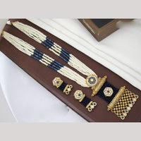 JCM Kundan And Pearl Long Necklace Set