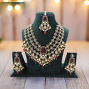 JCM Kundan Pearl And Beads Necklace Set
