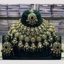 Elegant JCM Kundan Beads Necklace Set Perfect for Bridal & Festive Looks