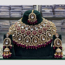 Elegant JCM Kundan Beads Necklace Set Perfect for Bridal & Festive Looks