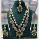 JCM Traditional Kundan & Austrian Stone Necklace Set – Ethnic Jewelry for Women