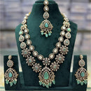 JCM Traditional Kundan & Austrian Stone Necklace Set – Ethnic Jewelry for Women