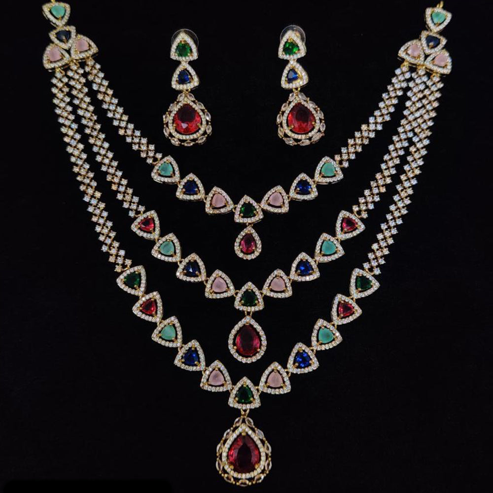 JCM AD Necklace Set – Elegant Sparkle for Every Occasion