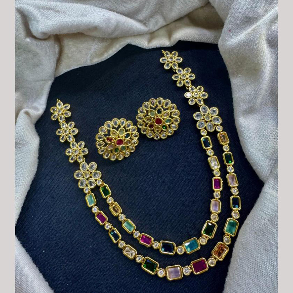 JCM Elegant Sparkling Crystal Stone Necklace Set