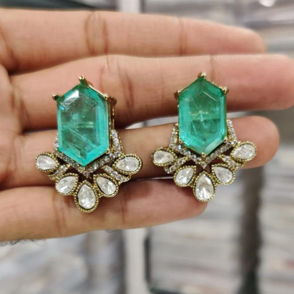 JCM Fashion Crystal Stud Earrings – Classy Statement Jewelry