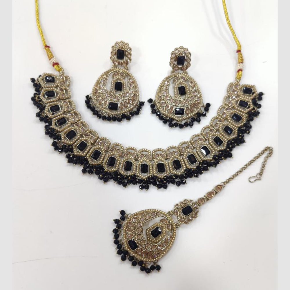 JCM Fashion Jewelry Set – Crystal and Austrian Stone Necklace for Festive Looks