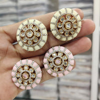 JCM Designer Statement Earrings – Crystal Embellished Studs