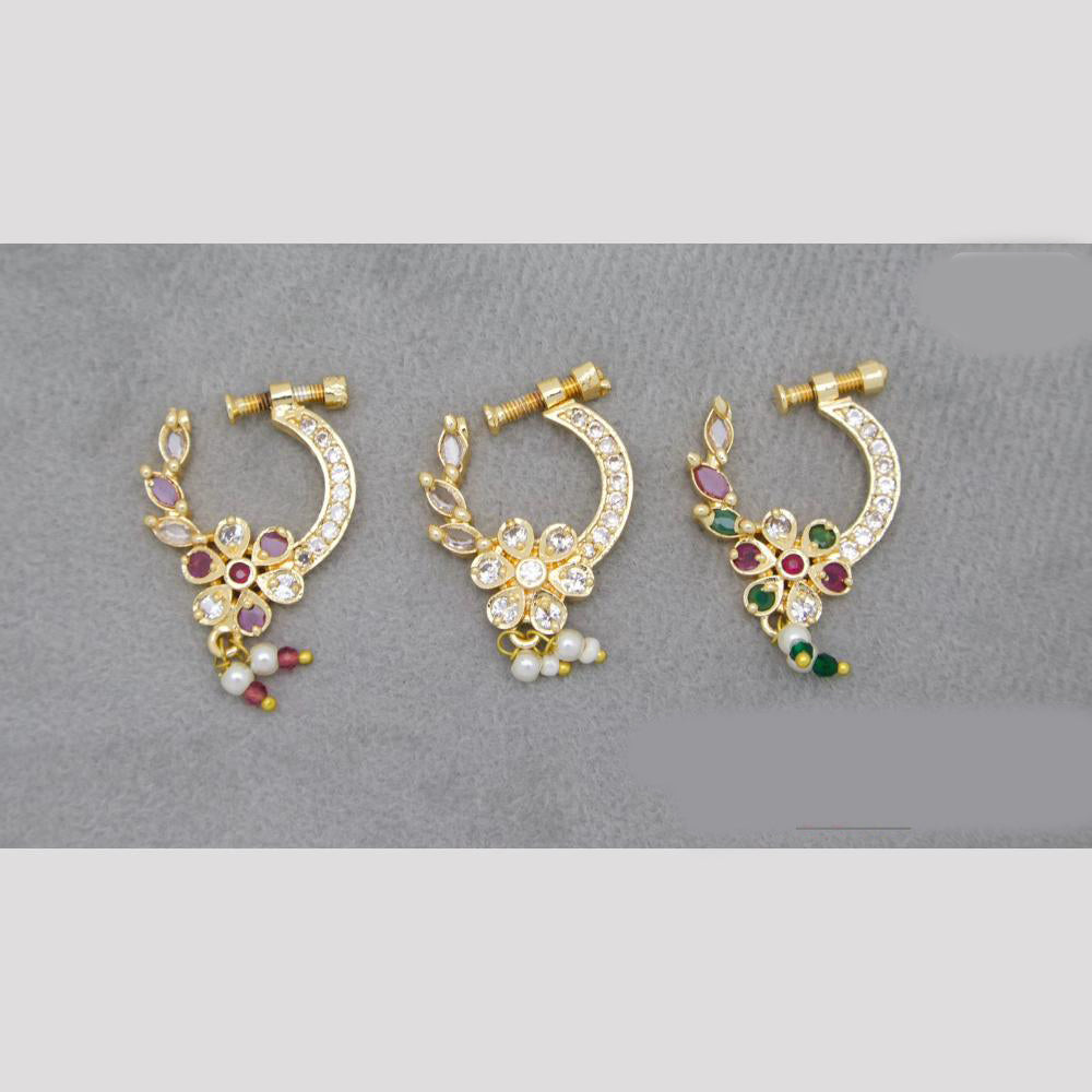 JCM Ethnic Glamour Nath Nose Rings