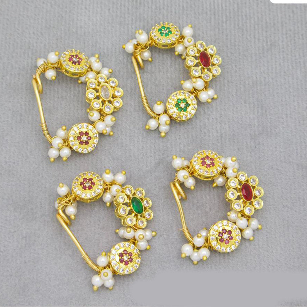 JCM Dazzling Diva Nath Nose Rings