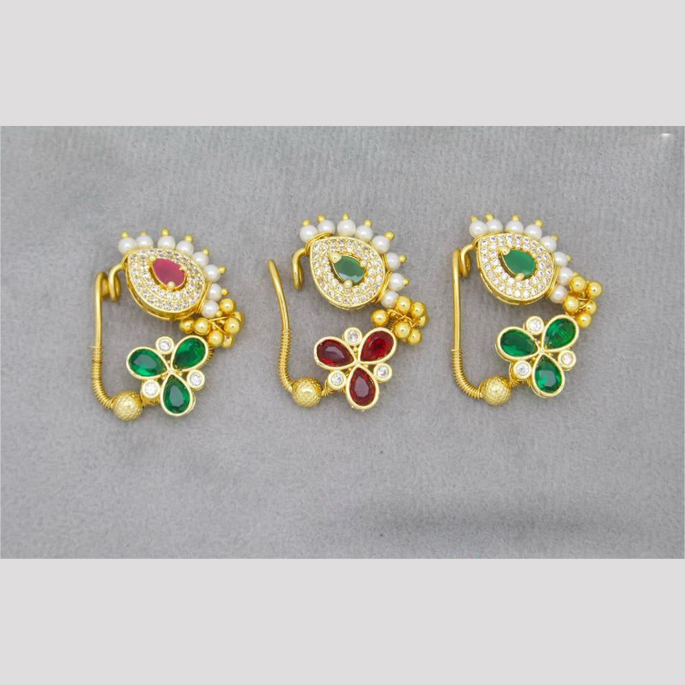 JCM Divine Grace Traditional Nath Nose Rings