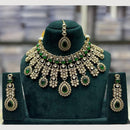 JCM Kundan And Crystal Stone Necklace Set