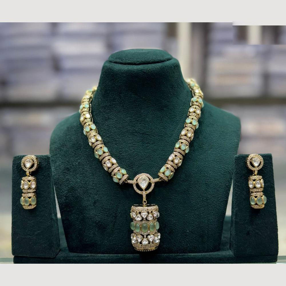 JCM Kundan Stone Necklace Set