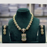 JCM Kundan Stone Necklace Set