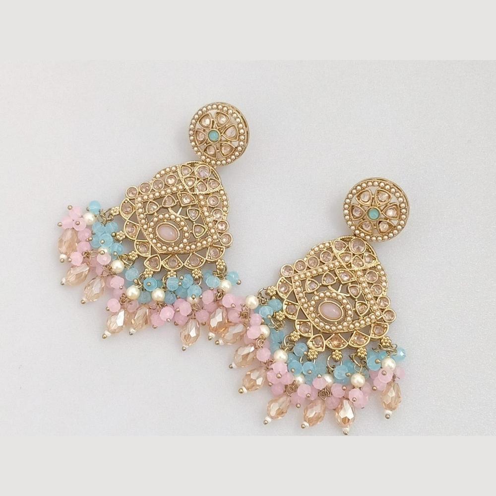JCM Jewellery Signature Austrian Stone with Beads Layered Earrings