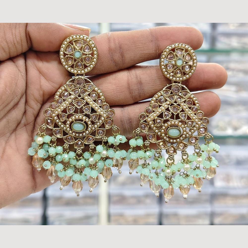 JCM Jewellery Signature Austrian Stone with Beads Layered Earrings