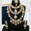 JCM Timeless Kundan Royal Masterpiece Triple Layer Necklace Set