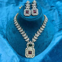JCM Jewellery Ethnic Charm Pota And Austrian Stone Necklace Set