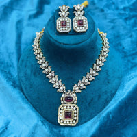 JCM Jewellery Ethnic Charm Pota And Austrian Stone Necklace Set