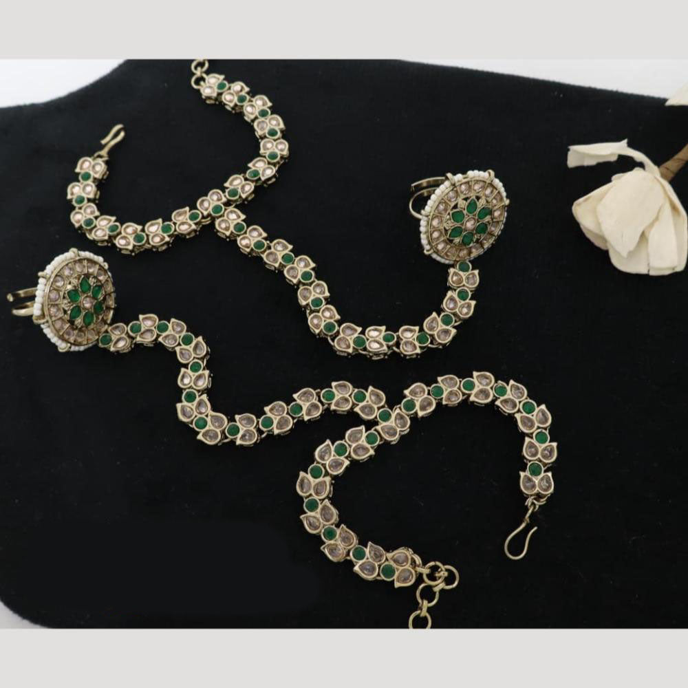 JCM Antique Hand Harness Set with Dual Ring Chains