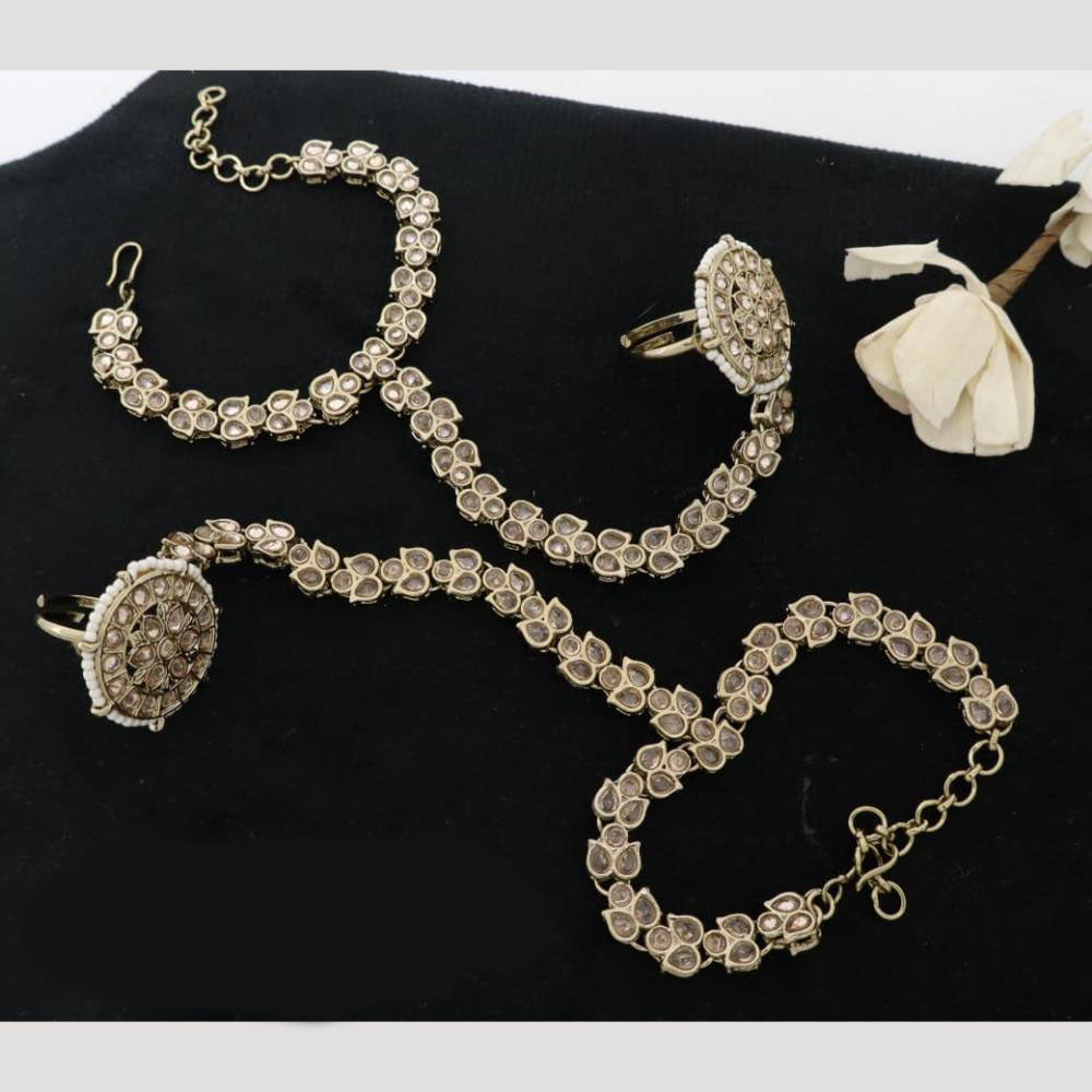 JCM Antique Hand Harness Set with Dual Ring Chains