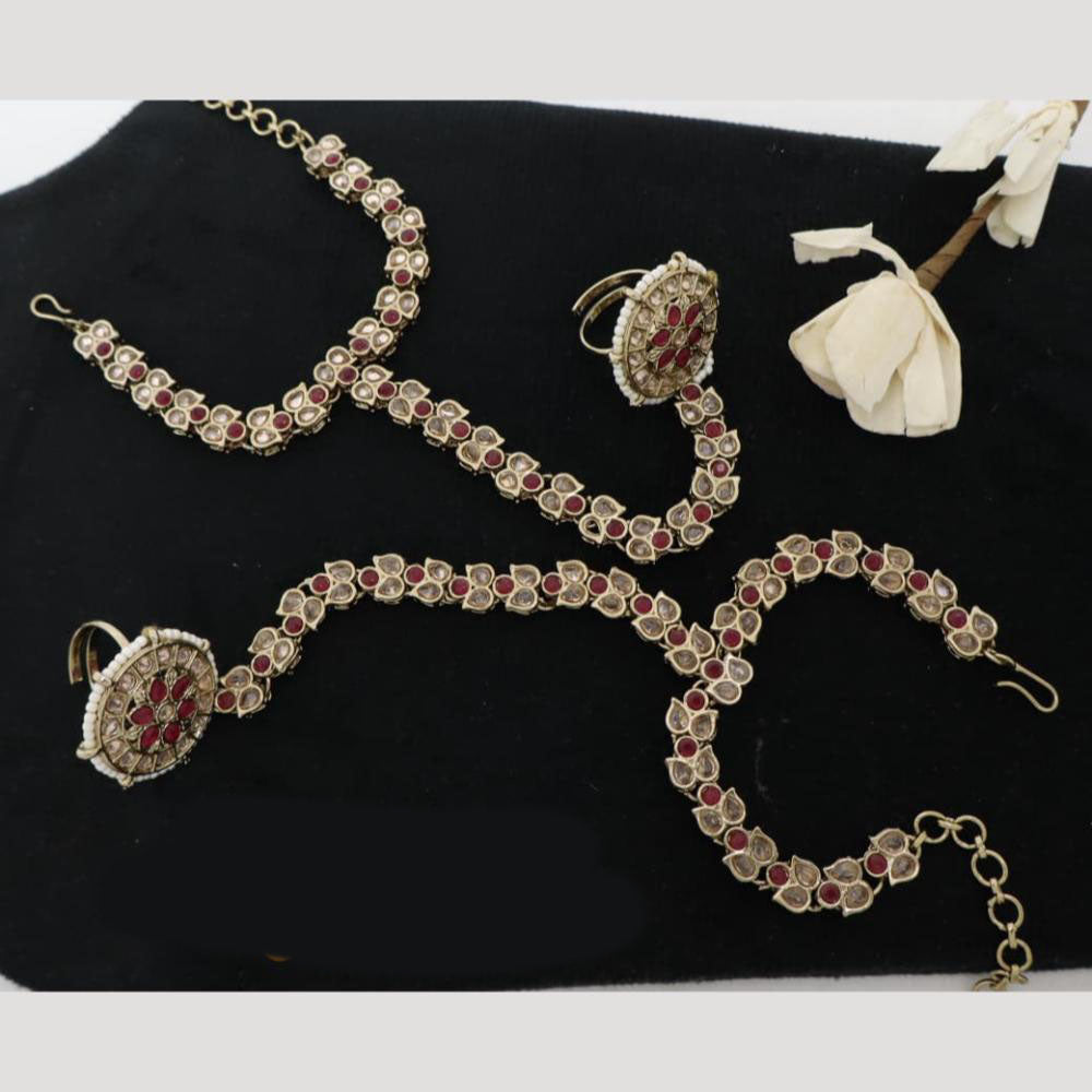 JCM Antique Hand Harness Set with Dual Ring Chains