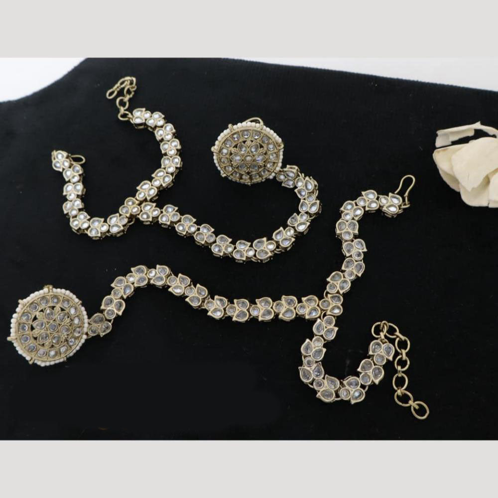 JCM Antique Hand Harness Set with Dual Ring Chains