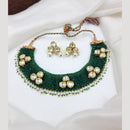 JCM Beaded and Kundan Necklace Set with Matching Earrings