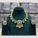 JCM Crysal and Kundan Necklace Set with Matching Earrings