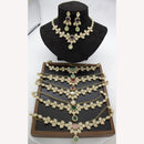 JCM Royal Elegance Designer Kundan Stone  Necklace Set