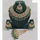JCM Sparkling Crystal Stone Pearl And Beads Necklace Set