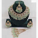JCM Sparkling Crystal Stone Pearl And Beads Necklace Set