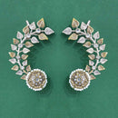 JCM Austrian Stone Whispering Leaves Heritage Ear Cuffs